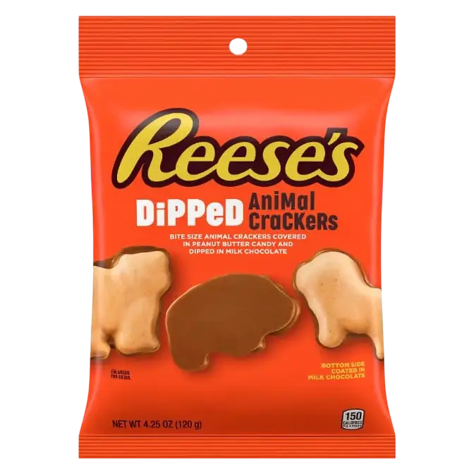 REESE'S Dipped Animal Crackers, 4.25oz