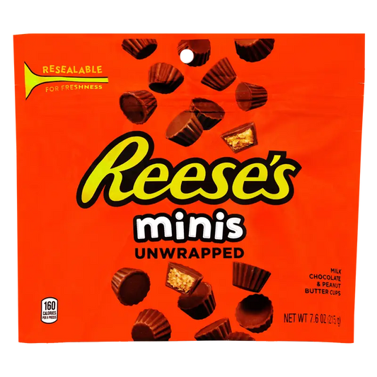 REESE'S Minis Peanut Butter Cups Unwrapped 7.6oz