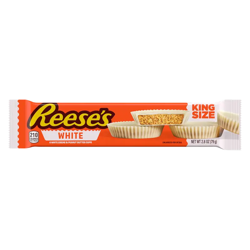 REESE'S White Creme & Peanut Butter King Size, 2.8oz